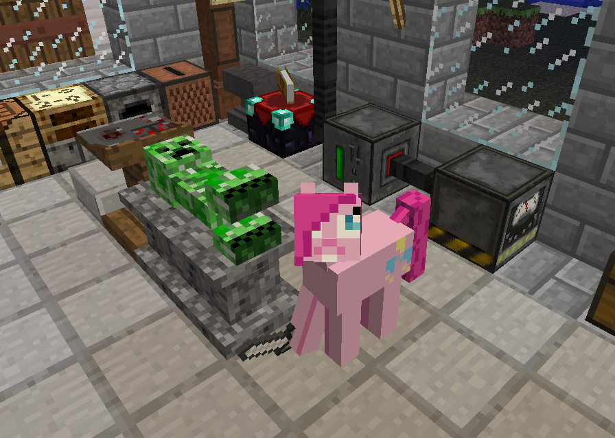 Pinkie pie creeper minecraft
