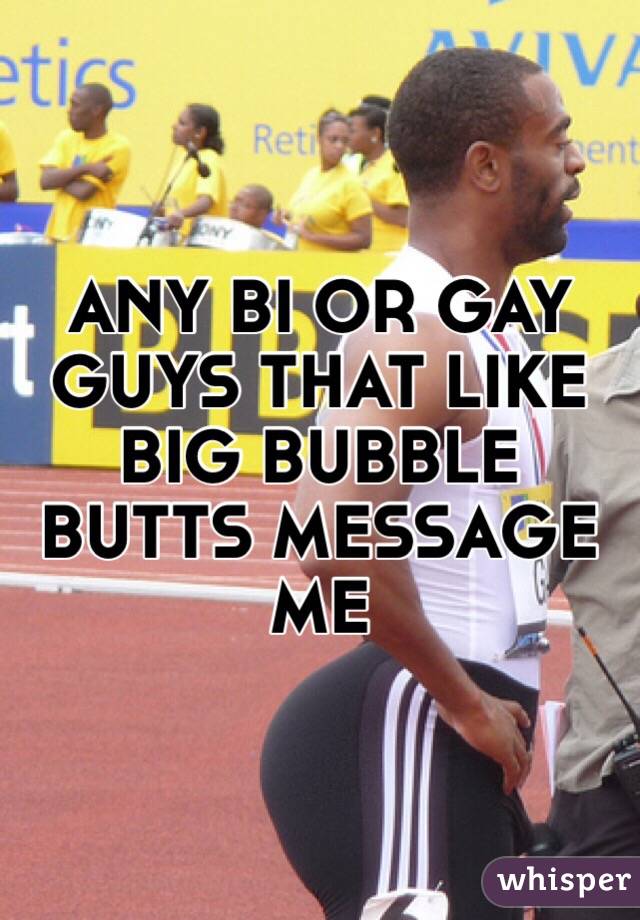 Men with big bubble butts