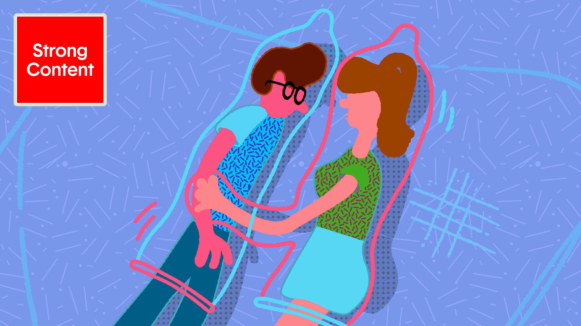 Illustration of safer sex