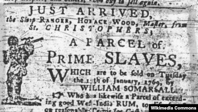 Slaves african chains american in