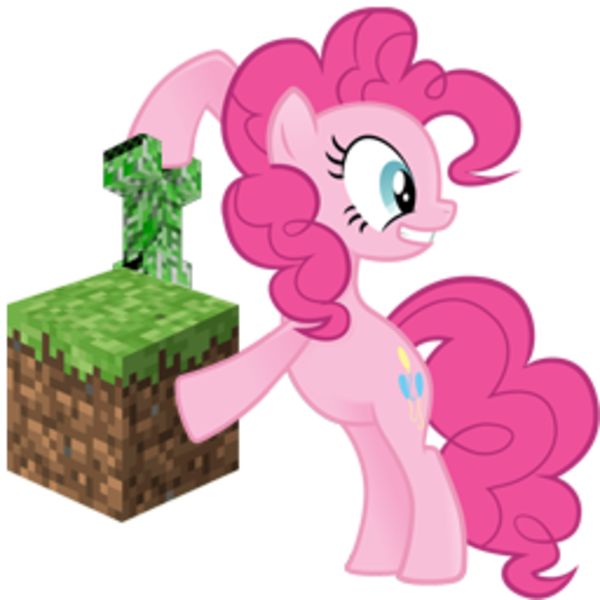 Pinkie pie creeper minecraft