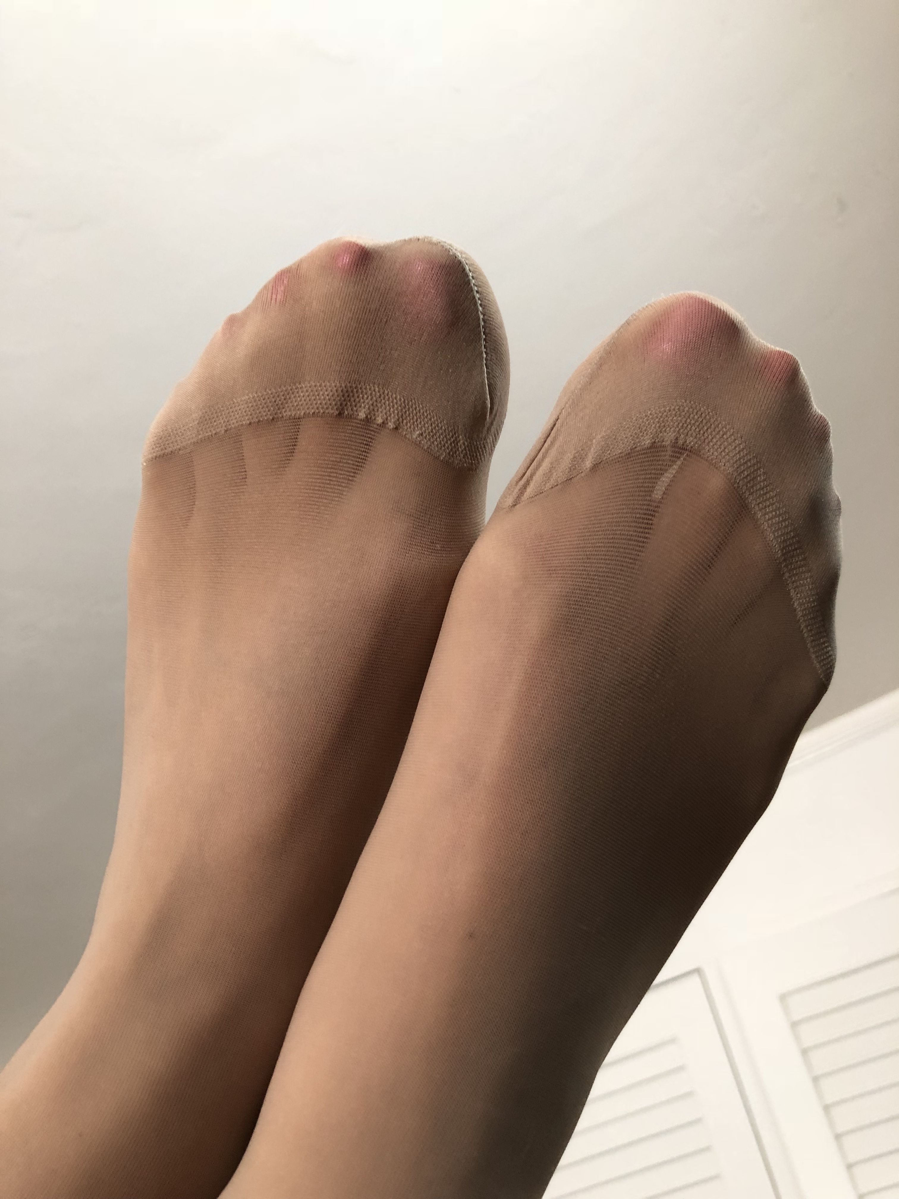 Reinforced toe pantyhose foot