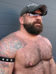 Naked hairy men with big nipples