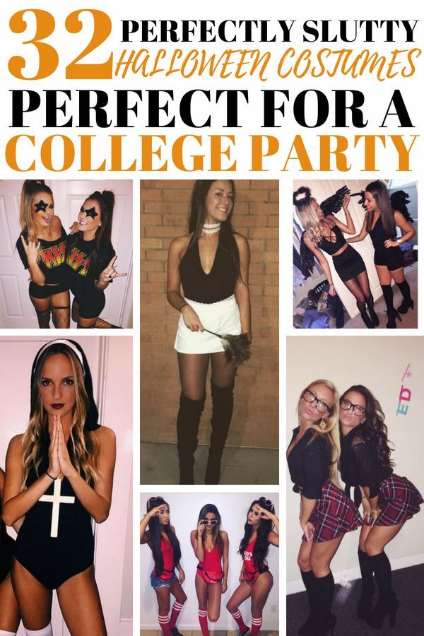Slutty college halloween party