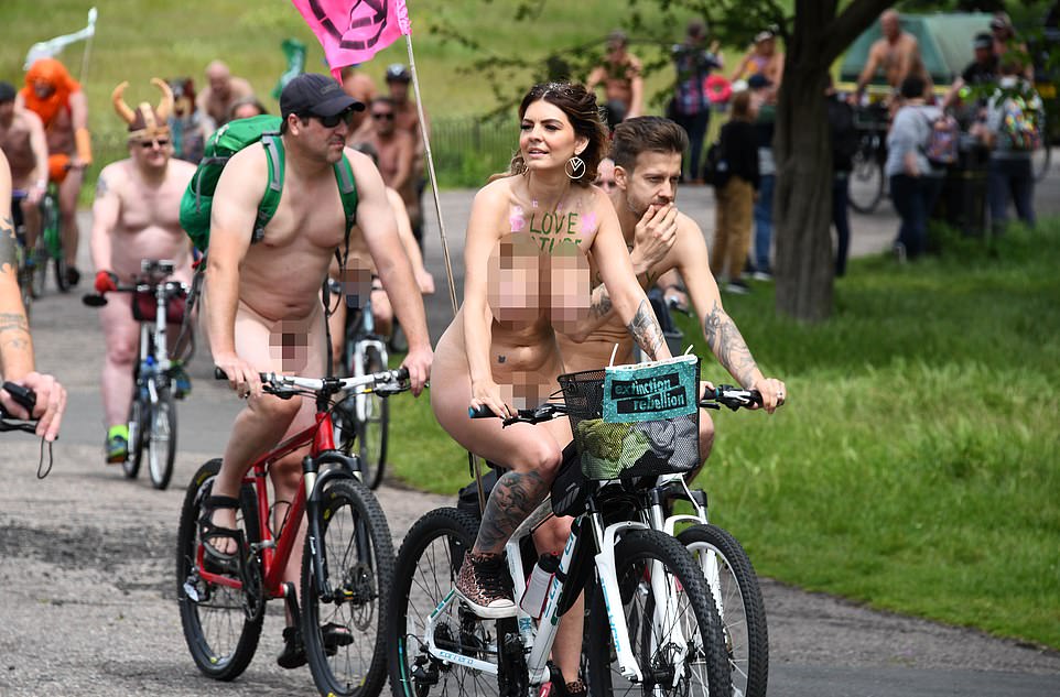 Los angeles world naked bike ride nude