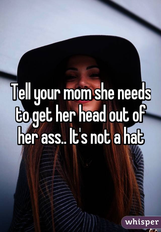 Ass on her head