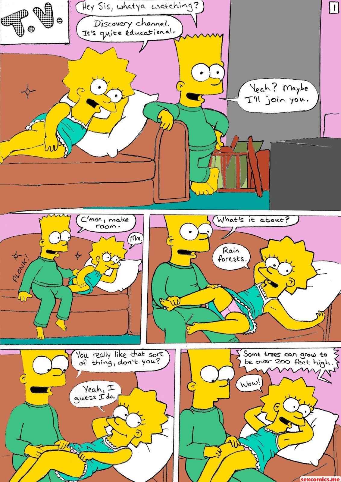 Simpsons hentai sex comic
