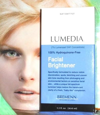 Lumedia facial brightener sample