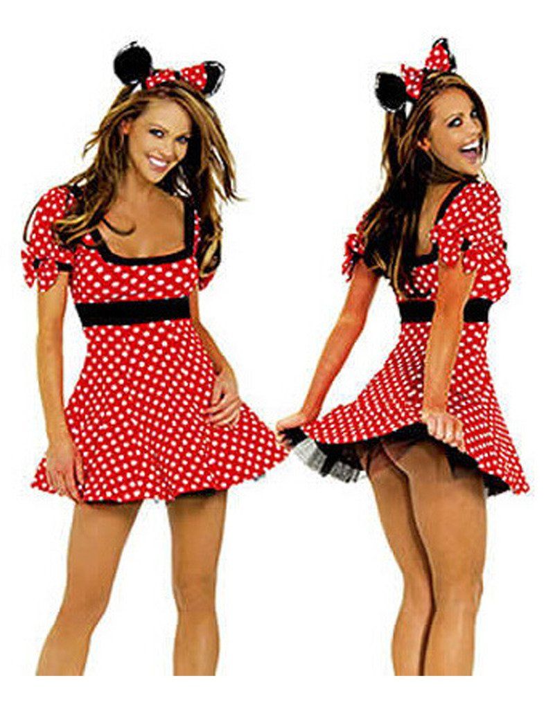 Mickey mouse halloween costume women sexy