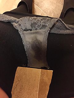 Dirty stained panties mature