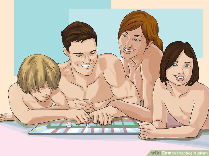 Happy nudist year family nude
