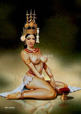 Cambodia khmer apsara nude