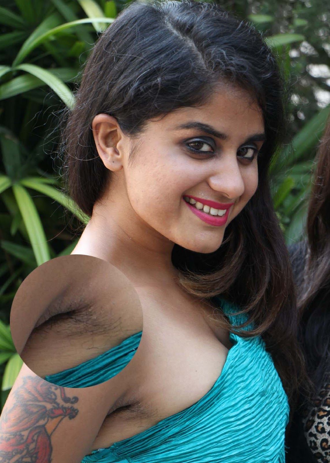 Photo of indian ladies with hairy underarm