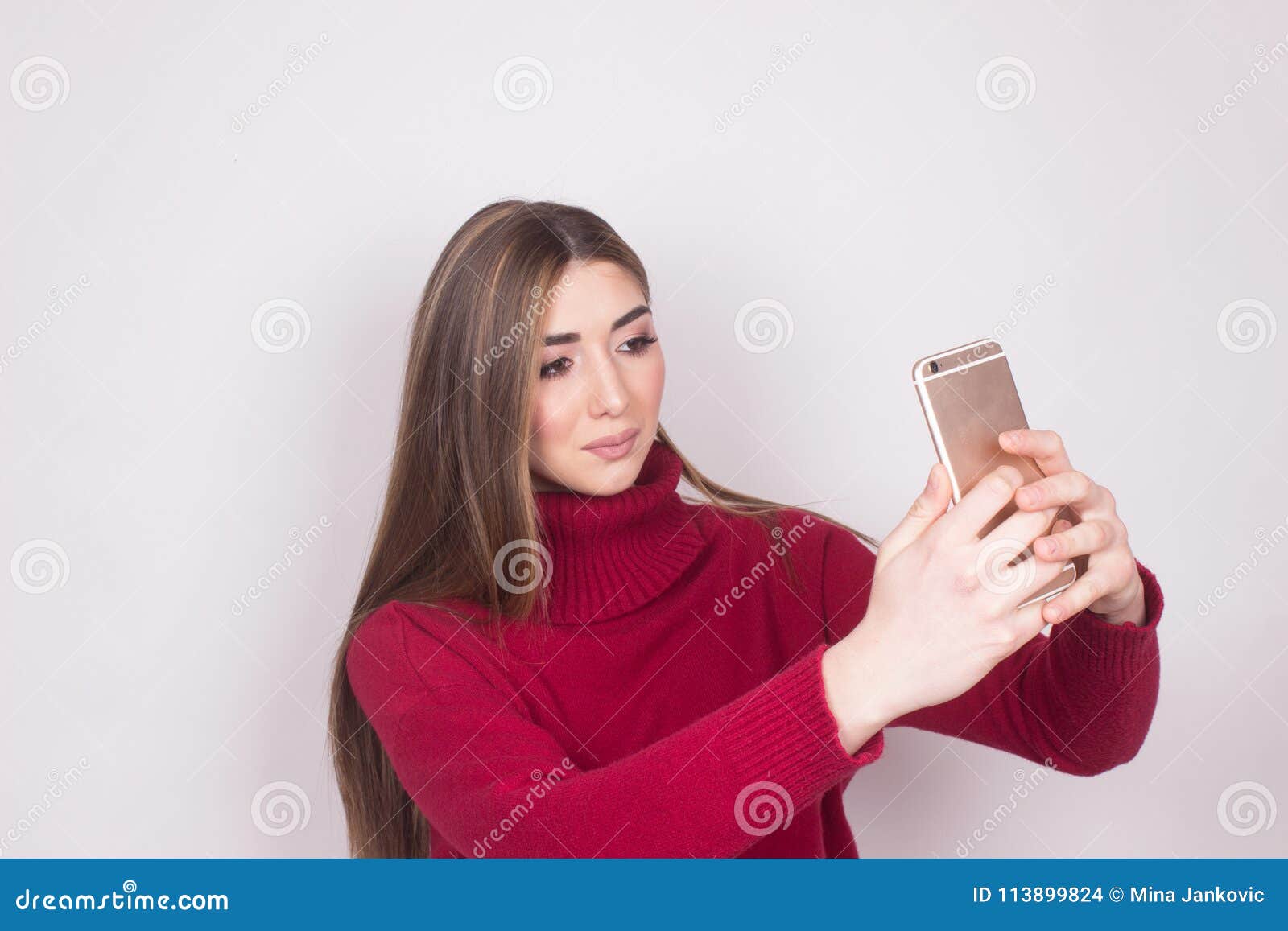 Teen girl selfie shot