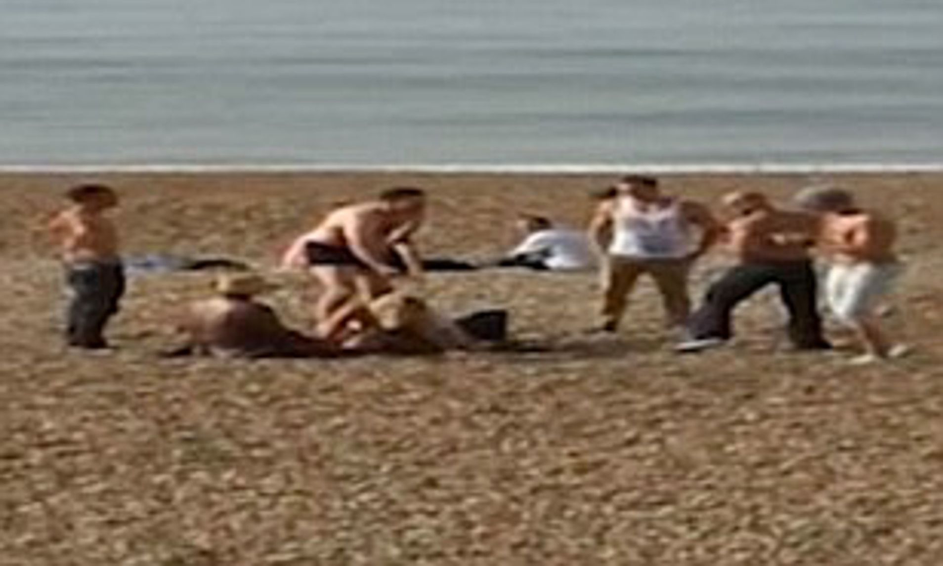 Nude sex on beach