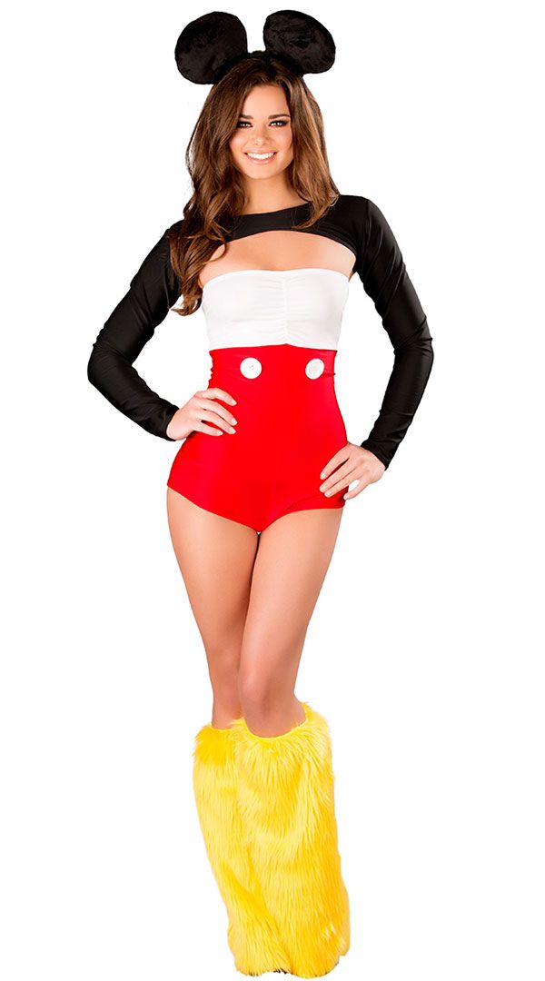 Mickey mouse halloween costume women sexy