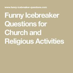 Teens christian icebreaker personality test for