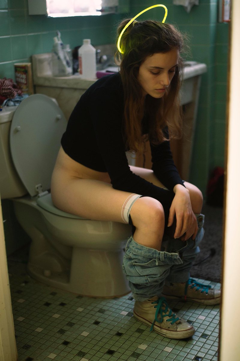 Young teen boy public pee