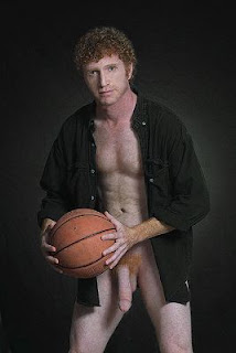 Player basketball nude woman.
