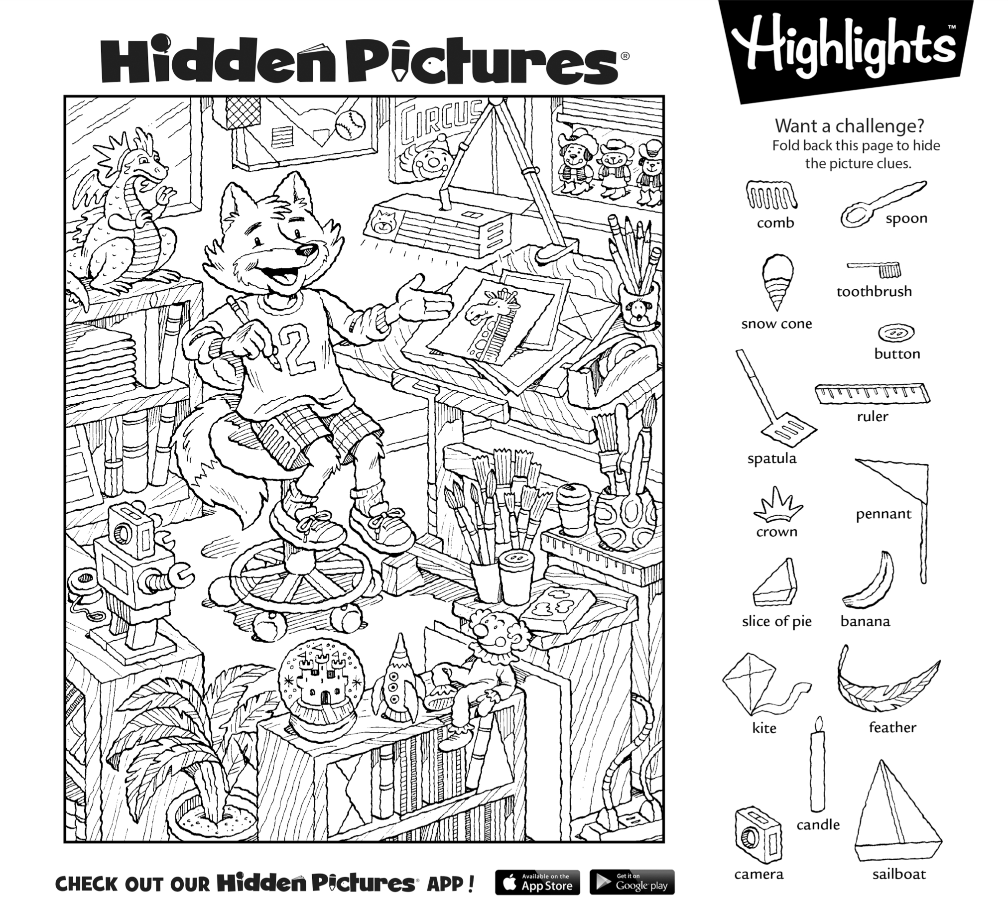 Printable hidden picture puzzles for adults