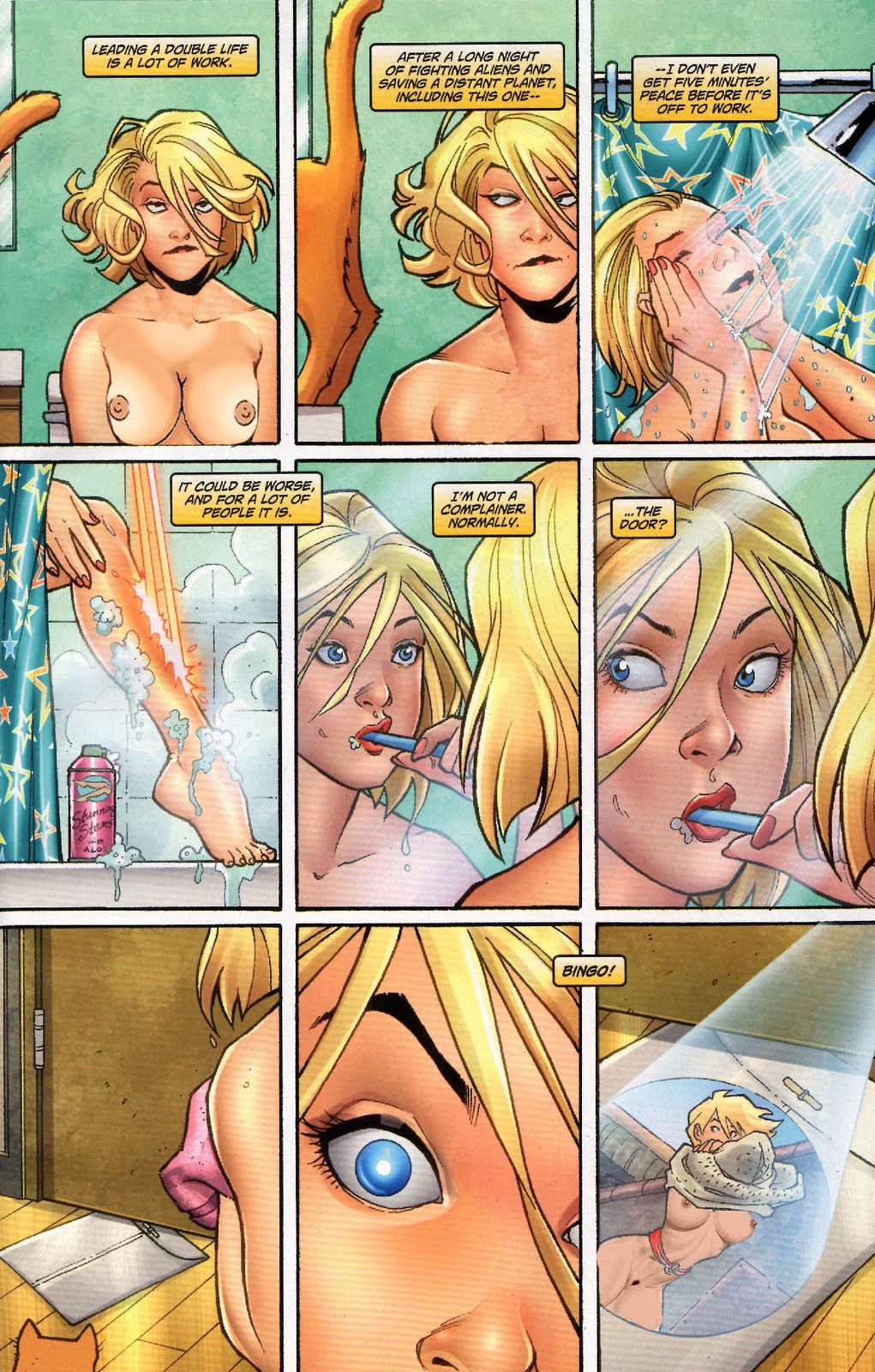 Power girl nude comics
