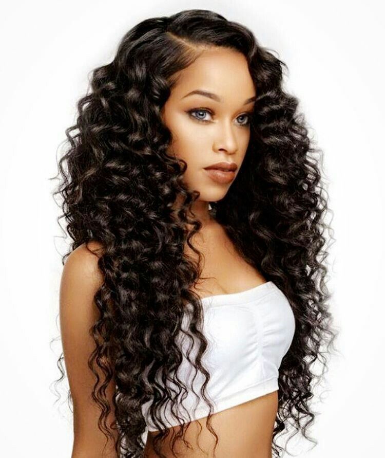 Long weave hairstyles for black women
