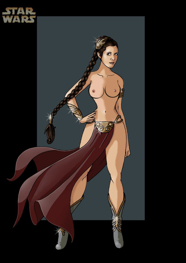 Sexy naked star wars girl leia
