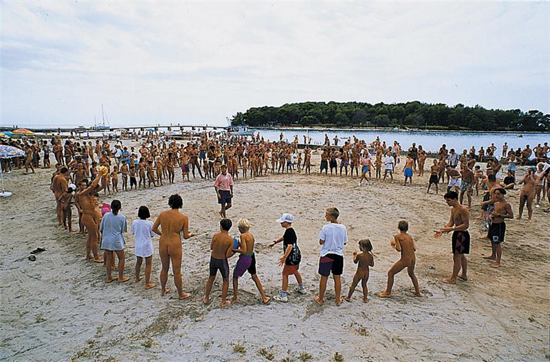Nude family beach pageant